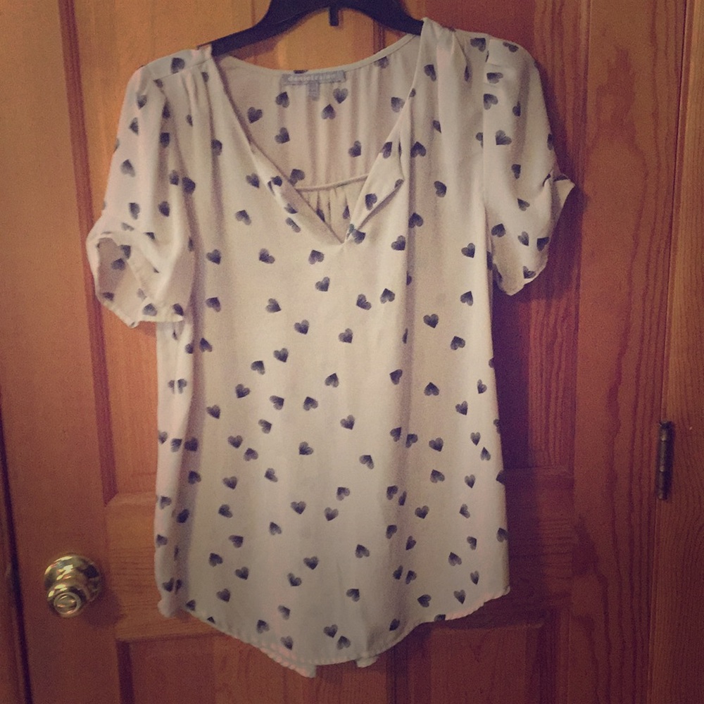 Lightweight Blouse Hearts